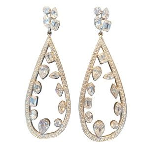 Crystal Statement Drop Earrings